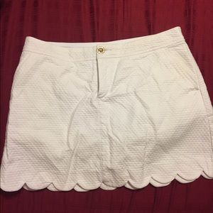 Lilly Pulitzer Resort White Colette Skort, Size 6